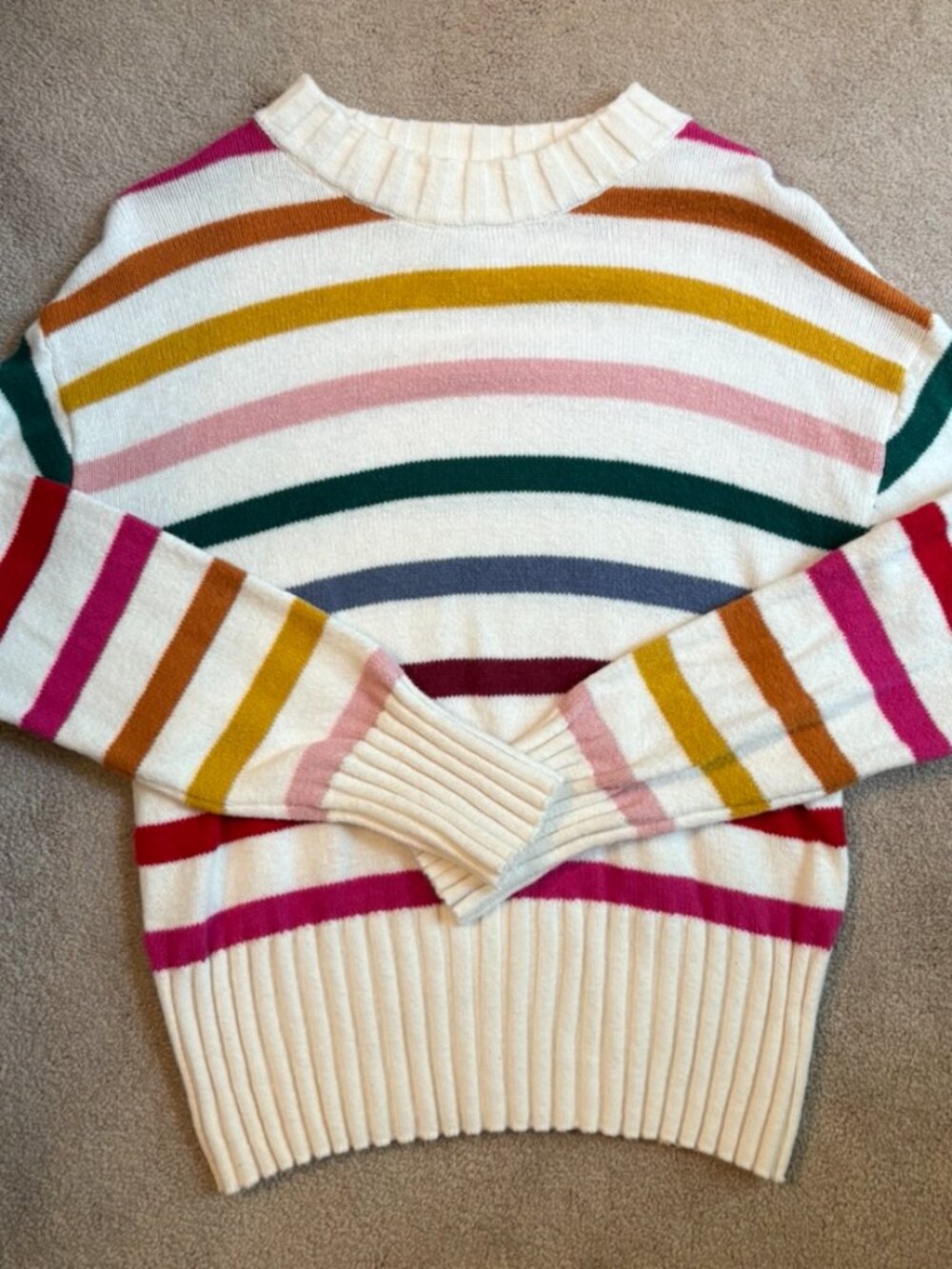 Rainbow Gap Sweater XS